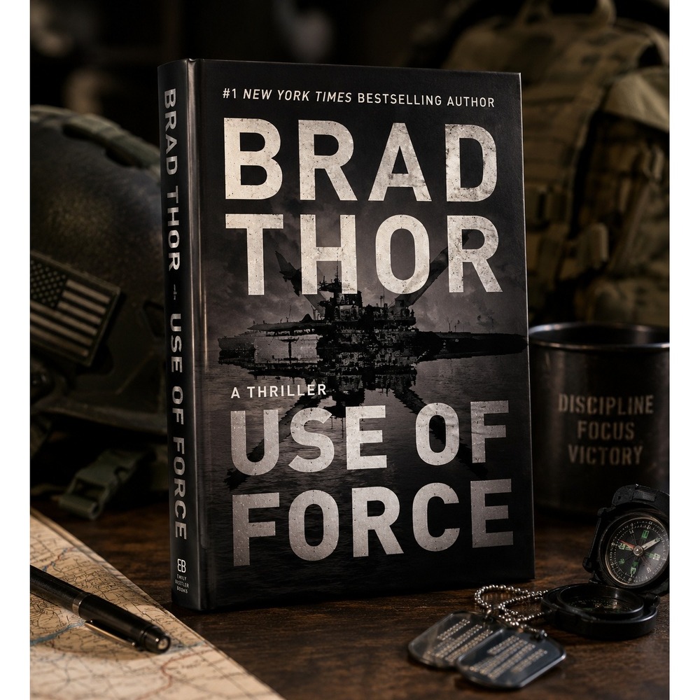 Brad Thor Use of Force Book Adult OS Black Excellent Hardcover Thriller Novel